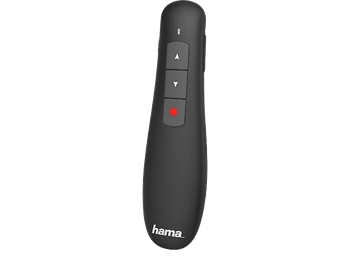 Presentador láser - Hama 00139915, Con receptor USB 2.0, Negro