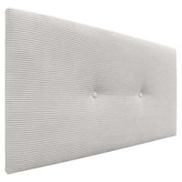dhome cabecero de pana liso con botones 90x50 camas 8090 - blanco hueso