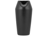 jarron decorativo de gres negro h33