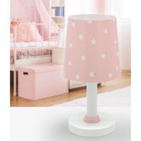 lampara de mesa star light estrella rosa
