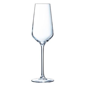 Juego de 6 copas flauta cristal 23 cl