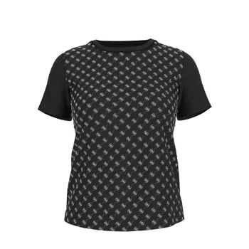 Guess.. Camiseta Allover Tee Negra W5BI21 I3Z14-JBLK