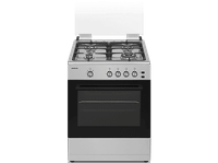 cocina a gas - infiniton cc61ehx 4 zonas gas 55 l libre instalacion grill horno inox