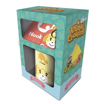 Pack Regalo Anonimo Animal Crossing Taza 315ml + Llavero Goma + Posavasos Corcho