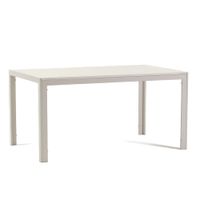 mesa rectangular 150x90 cm con tapa de mdf blanca blanco