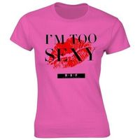 right said fred camiseta im too sexy para mujer