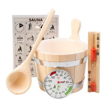Kit Sauna Cubo 5l Termo 128mm Temporizador 15min Din A4 Eliga