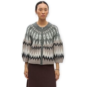 Object Chaqueta de punto Jaade Diana Cardigan - Gun Metal/Multicolor para mujer
