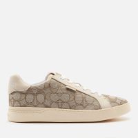 coach womens canvas-jacquard trainers - uk 3