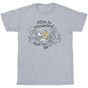 Disney Camiseta Alice In Wonderland Time For Tea para niña