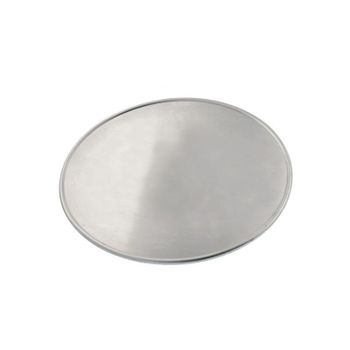Soporte de matrícula oval plano
