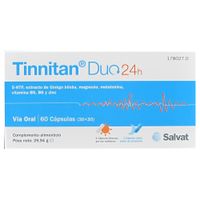 tinnitan duo 24h 30 capsulas blancas30 capsulas azules