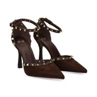 exe zapatos de tacon alto mujer - marron talla 39