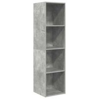 mueble tv  muebles de salon pared madera contrachapada hormigon 37x37x1425 cm cfw11925