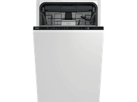 lavavajillas integrable - beko dis48120 11 servicios 8 programas 45 cm tercera bandeja aquaintense motor prosmart sin panelar