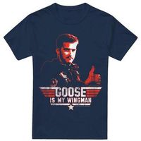 top gun camiseta wingman goose para hombre