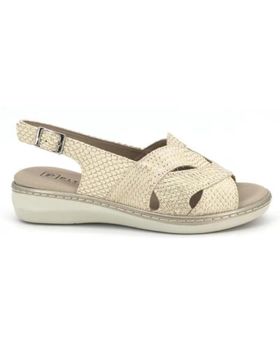 de PITILLOS SANDALIAS PLANAS PITILLOS 10301 TIRAS ANCHAS ORO METALIZADO VARIOS COLORES