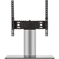avf b402bs 550 mm tv stand with bracket - black  sliver black