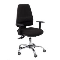 silla elche s 24 horas bali negro con refuerzo lumbar