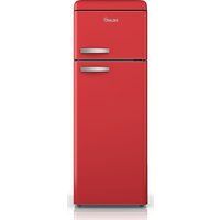 swan sr11010rn fridge freezer - red red