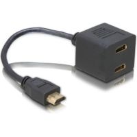 splitter hdmi delock 1 macho a 2 hembra 02 m