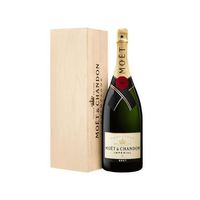 moet  chandon brut imperial magnum caja madera  francia champagne 150 cl 120