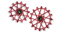 par de ruedas desviadoras garbaruk para sram gx xo xx eagle 12v rojo
