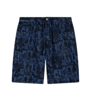 ax armani exchange para hombre xm000658af24509fb416 bermudas 5 pockets azul 34 casual algodon