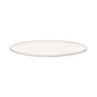 plato llano porcelana blanca