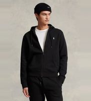 polo ralph lauren para hombre 710888282001 sudadera de punto doble con cremallera negro xxl casual algodon manga larga
