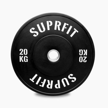 Placa De Parachoques Suprfit Econ Logotipo Blanco (individual) - 20 Kg