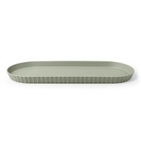 bandeja de servicio de polipropileno verde opaco