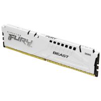 memoria ram kingston fury beast 32gb 1x32gb ddr5 6000mhz cl30 amd expo blanco