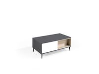 mesa centro elevable  gris-bl-vison patas negro 100 x 60 x 4053h cm