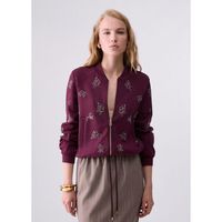 liu jo chaquetas sudadera con bordados joya para mujer