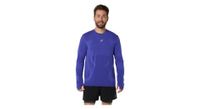 camiseta de manga larga asics road seamless violeta para hombre