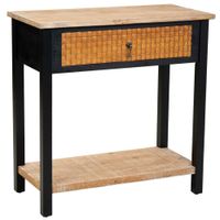 recibidor de madera con 1 cajon y 1 balda 80x38x82