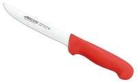 cuchillo deshuesador de acero inoxidable nitrum de 160 mm mango rojo