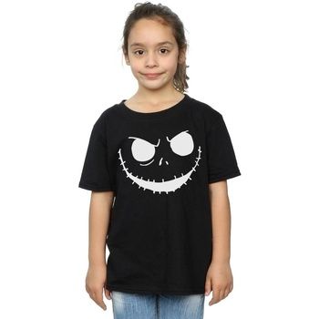 Disney Camiseta Nightmare Before Christmas Jack's Face para niña