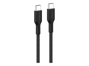 Cable USB - Belkin , CAB024 CAB024, 2m, Universal, USB-C a USB-C, 60W, Negro