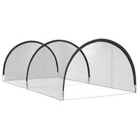 beisbol y softbol negro 702 x 3695 x 2435 cm poliester vidaxl