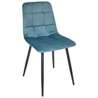 set 4 sillas mateo azul canard