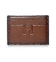 hackett london para hombre hm4100064 tarjetero de piel bootrm marron osfa casual clasico
