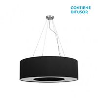 colgante mediano haiti 4xe27 cromonegro regx65x65 cm