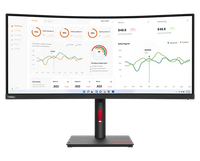 lenovo monitor curvo uwqhd thinkvision t34w-30 de 34 usb-c