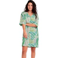 admas tunica tunica de playa media manga green summer para mujer