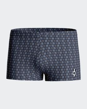 Boxer de Baño con micromotivo geométrico
