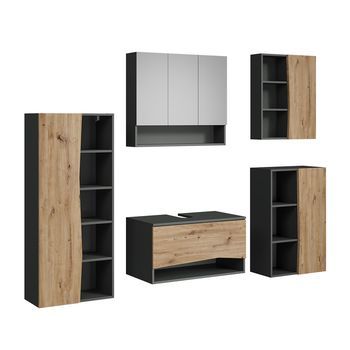 Juego De Muebles De Baño Willow 5 Partes Vicco