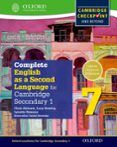 complete english as a second language for cambridge secondary 1 studen