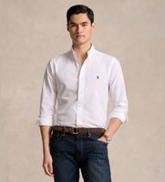 polo ralph lauren para hombre 710928255002 camisa custom fit blanco xl casual fiesta algodon clasico manga larga